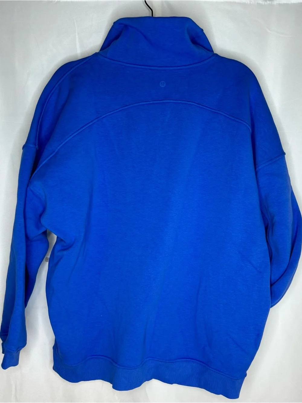 lululemon athletica Blue Wild Indigo Thick Fleece Half-Zip Pullover Size M/L